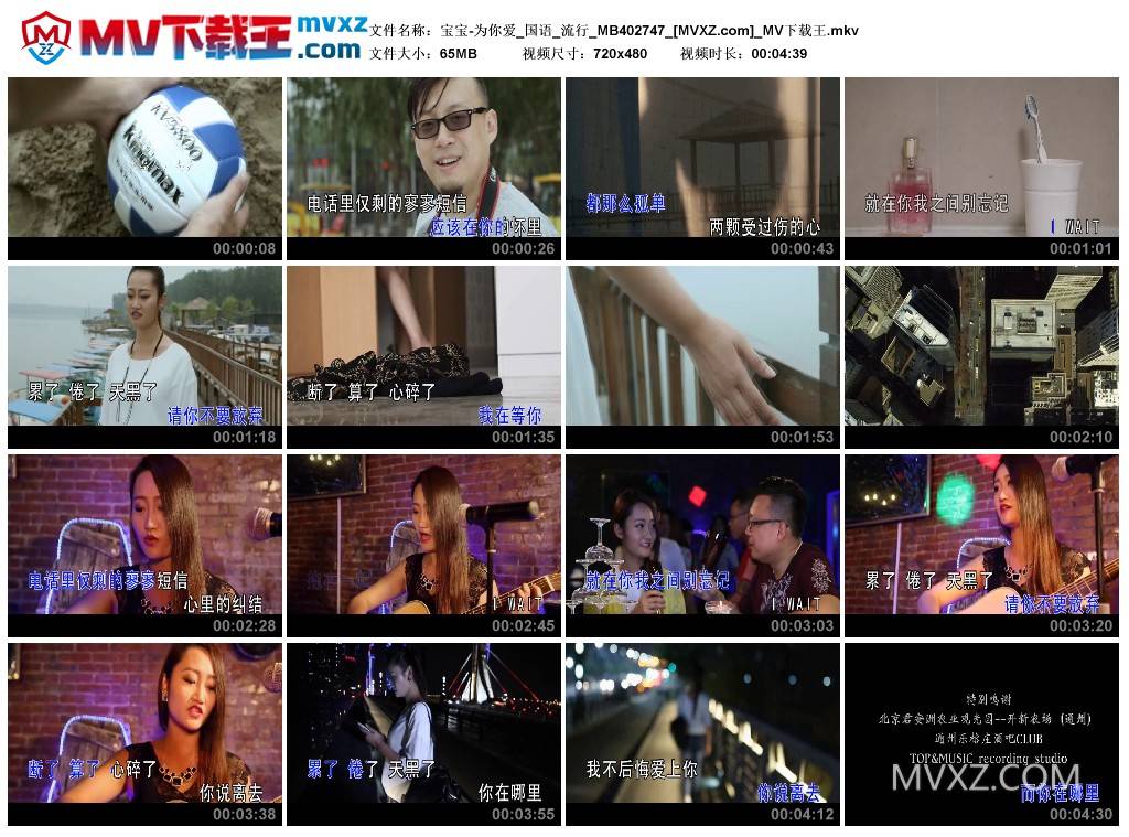 宝宝-为你爱_国语_流行_MB402747